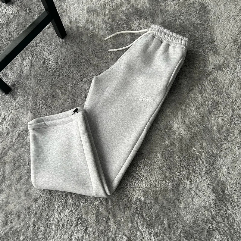 Calça Casual Reta e Solta: Moda Retrô, Tendência Americana e Harajuku