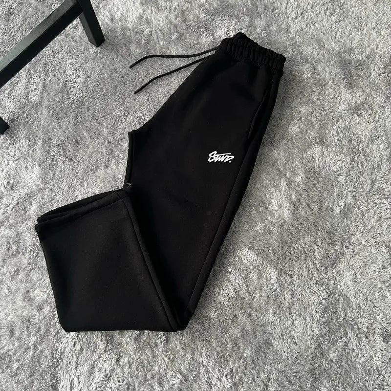 Calça Casual Reta e Solta: Moda Retrô, Tendência Americana e Harajuku