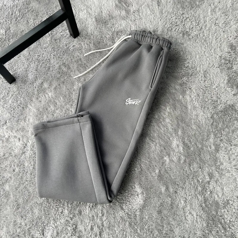 Calça Casual Reta e Solta: Moda Retrô, Tendência Americana e Harajuku